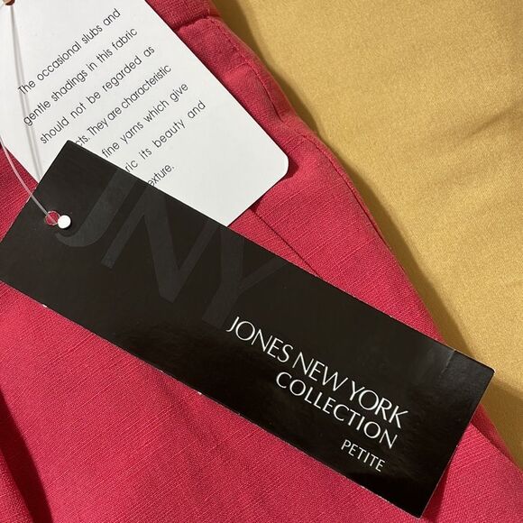 💗Jones New York Pant size 12 Petite salmon/pink with pockets 💗 - Picture 7 of 10